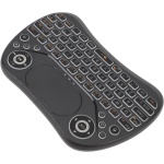 Teclado Inalámbrico con Panel Táctil, Ratón, Alcance de 32,8 Pies, Teclado Inalámbrico, Control Remoto, Portátil, Apagado Automático, Recargable para TV - Imagen 7