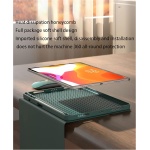 XFTeoux Funda con Teclado para iPad 10Th Generation(10.9", 2022) con Ratón,Teclado Touchpad Inalámbrico Desmontable, Funda Folio De Piel con Soporte para Lápiz,Negro - Imagen 3