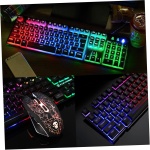 GAXIRE 1 Juego Ratón De Teclado para Juego Dispositivos Informáticos Teclado De Computadora Inalámbrico Teclado Mecánico para Juegos Teclados Sensación Mecánica Maquillaje - Imagen 5