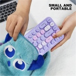 Garsent Combo de teclado y mouse inalámbricos, 2.4 GHz, 68 teclas, teclado inalámbrico retro colorido con bonitas teclas redondas, para Win 10/11, para Win 8, para Win 7, para OS X portátil, - Imagen 4