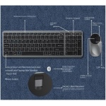 GTOULHH Combo Teclado y Ratón Inalámbrico Combo De Teclado Y Mouse Juego De Teclado Y Mouse Silenciosos For PC PC/Laptops/Ordenador(G) - Imagen 7