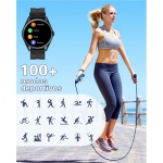 HUAKUA Smartwatch Hombre con Llamadas, 1,3" Round Reloj Inteligente con Podómetro, Esfera de Reloj Personalizada, Monitor Sueño, Podómetro, Pulsómetro Pulsera Actividad para Android iOS - Imagen 3