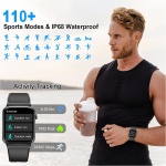 Reloj Inteligente Hombre Mujer Llamada Bluetooth 1.85" Smartwatch Pulsómetro, Monitor de Sueño, Pulsera Actividad 110+ Modos Deportivos Podómetro Cronómetros Impermeable IP68 Reloj Digital Android iOS - Imagen 6