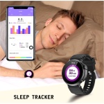 Reloj inteligente Ultra Hombre mujer con llamadas y WhatsaApp (recibir/hacer llamada),1,52" redonda pantalla HD fitness tracker con Monitor Sueño,smartwatch con 120+ Deportes Modos para Android iOS - Imagen 2