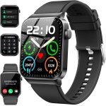 Reloj Inteligente Hombre Mujer Llamada Bluetooth 1.85" Smartwatch Pulsómetro, Monitor de Sueño, Pulsera Actividad 110+ Modos Deportivos Podómetro Cronómetros Impermeable IP68 Reloj Digital Android iOS - Imagen 1