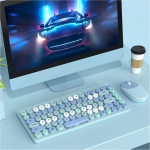 JAWL Combinación de Ratón y Teclado Inalámbrico Compatibilidad con Ratón y Teclado Inalámbrico para PC (Azul) - Imagen 3