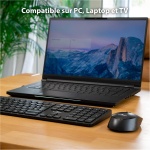 Bluestork - Pack Easy Slim Teclado y Ratón Inalámbrico - Wireless - Silencioso - Diseño Ultra Silm - AZERTY FR (Negro) - Imagen 7