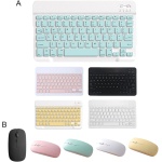 Teclado inalámbrico Ratón de alta sensibilidad inalámbrico 3 engranajes DPI 3.0 Interfaz Teléfono móvil Tableta Teclado Portátil Ratón Compatible Equipo de computadora Accesorios, B, ABS - Imagen 4