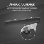 Rii RK106 Pack Teclado y Ratón inalámbrico,Combo Teclado y Raton Inalámbricos Español,Silencioso Teclado de tamaño Completo ergonónimo para PC/Laptop/Windows - Imagen 5