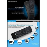 Correa MX3 RatóN de Aire Teclado InaláMbrico Retroiluminado Control Remoto Inteligente 2.4G RF para Tx3 H96 Android TV Box - Imagen 7