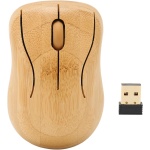Annadue Dispositivos de Control Informático de Madera de bambú, Dispositivos Inalámbricos Informáticos de 2,4 GHz con Receptor USB, Combinación de Teclado y Ratón Inalámbricos (Ratón) - Imagen 7