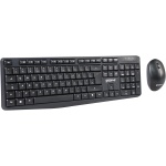 Groov-e Wireless Keyboard and Mouse Combo - Accesorios para Ordenador portátil y PC, diseño ergonómico, Teclas silenciosas, conexión inalámbrica de 2,4 G, ratón Compacto, Teclado QWERTY, Negro - Imagen 2