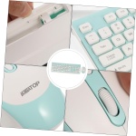 OSALADI 1 Juego Conjunto De Ratón De Teclado Mini Teclado Inalámbrico Teclado Inalámbrico De Windows Teclado Ergonómico Ratón Inalambrico Teclado y Silenciar Ratón y Teclado El Plastico - Imagen 7
