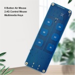 Módulo Air Fly Mouse, 6 Teclas PCB Conexión Precisa 2.4G Teclado Remoto Aéreo Ratón Teclado Inalámbrico Fly Mouse Teclado Remoto Aéreo para TV Box Proyector de PC - Imagen 4