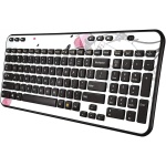 XYLXJ Juego de teclado y ratón para juegos de computadora inalámbrica, llave completa sin conflicto, para escritor de oficina, jugador de computadora/estudiante - Imagen 4