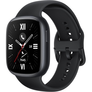 HONOR Watch 4 Smartwatch, Bluetooth Call, 1.75" AMOLED 60Hz Display, Silicone Strap for Men, 97 Workout Modes, 5ATM Waterproof, Heart Rate and Sleep Monitor, 14-Day Battery Longetivity
