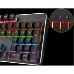 ZHEBEI Teclado mecánico inalámbrico recargable juego especial teclado y ratón - Imagen 4