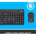 Logitech MK295 Combo de Ratón y Teclado Inalámbricos, Disposición QWERTY Inglés Reino Unido, Black - Imagen 8