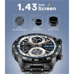 LIGE Reloj Inteligente Hombre,1.43'' AMOLED Smartwatch Hombre con Llamadas y Asistente Voz,100+ Deportes Modo Reloj Deportivo para Android iOS… - Imagen 7