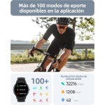 Parsonver Reloj Inteligente Mujer Hombre con Llamada, Smartwatch con 100+ Modos Deportivos, Monitor de Ritmo Cardíaco y Sueño, Impermeable IP68 Pulsera Actividad para iOS Android, Negro, SPROD1 - Imagen 5