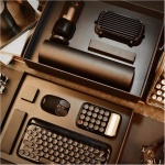 WYKDL Teclado inalámbrico y ratón Combo - Incluye Teclado y el Conjunto de Regalo Teclado mecánico ratón inalámbrico Batería de Larga duración ergonómico diseño de la Onda del Punto de Bluetooth - Imagen 2