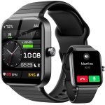 Reloj Inteligente Hombre con Llamadas y Voz de Alexa, 1.8" Smartwatch IP68 Reloj Deportivo Mujer con 100+ Modos Deportivos, Pulsera Actividad Pulsómetro/Monitor de Sueño/Podómetro para Android iOS - Imagen 1