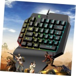 ARTIBETTER Teclado retroiluminado Keyboard Wireless teclados inalambricos teclados Gaming ratón inalámbrico teclados mecanicos Teclado e-Sport Teclado de Juego de computadora Black - Imagen 3