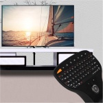 ASHATA Mini Teclado Inalámbrico de 2,4 GHz con Ratón Trackball, Rueda de Desplazamiento, Teclado Multimedia USB, Control Remoto Inalámbrico QWERTY para Windows, Smart TV, PC y Portátil - Imagen 5