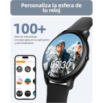 Parsonver Reloj Inteligente Mujer Hombre con Llamada, Smartwatch con 100+ Modos Deportivos, Monitor de Ritmo Cardíaco y Sueño, Impermeable IP68 Pulsera Actividad para iOS Android, Negro, SPROD1 - Imagen 7