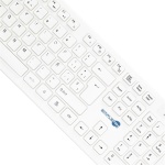 Simpletek - Kit Ratón & Teclado Inalámbrico 2.4G Layout ES | España Spain Keyboard QWERTY con Teclado Numérico Ratón Ergonómico 3 Teclas Receptor USB - Imagen 4