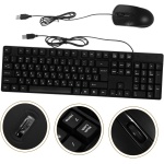 HEMOTON 1 Juego De Teclado Ratón Inalámbrico para Ordenador Ratón Inalámbrico para Ordenador Portátil para Juegos Ratón Inalámbrico Ratones para Portátiles Ratón Silencioso - Imagen 4
