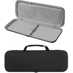 Geekria Funda rígida de Repuesto Compatible con Logitech MX Keys Advanced Teclado Iluminado inalámbrico y Pebble M350, M355, i345, Pebble Wireless Mouse Combo (Gris Oscuro) - Imagen 2