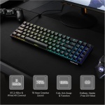 Redragon Combinación de teclado y ratón para videojuegos BS136, 75% K628, teclado mecánico RGB inalámbrico trimodo y paquete de ratón para juegos de 8000 DPI - Imagen 2