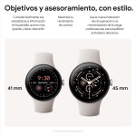 Google Pixel Watch 3 (45 mm) - Caja en Color Negro Mate - Correa en Color obsidiana - Wi-Fi - Imagen 2