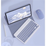 HLTOOP Funda con Teclado para Lenovo Tab M11 2024 11 Pulgadas TB330, Contener Ñ, Teclado Inalámbrico Retroiluminado Desmontable con Cubierta Protectora Magnética, Ratón Recargable,Verde - Imagen 3