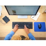 Trust Primo - Juego de Teclado y ratón inalámbrico, diseño alemán QWERTZ, Teclas Planas, a Prueba de Salpicaduras, ratón inalámbrico ambidiestro, Receptor USB, Teclado inalámbrico para PC, Ordenador, - Imagen 7
