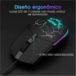Mafiti RK101 Combo Teclado Español y Ratón,Teclado Retroiluminado y Ratón Gaming Retroiluminado, Sensación Mecánico Teclado, Ideal para Jugar y Trabajar - Imagen 4