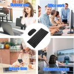 Veemoon 1 Juego De Teclado Y Ratón Inalámbricos Teclado Inalámbrico Suministro De Ratón Inalámbrico para Ordenador - Imagen 5