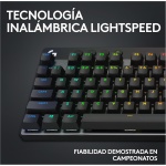 Logitech G Pro X TKL Lightspeed, Teclado inalámbrico para Gaming, ultraportable & G840 Alfombrilla de ratón para Juegos XL,optimada para sensores de Juegos - Imagen 4