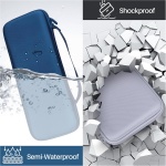 Lebakort Duro Caja Estuche Funda para Teclado Inalámbrico Logitech Pebble Keys 2 Combo K380s K380 + M350 Pebble Mouse Combo (Estuche Blanco Grisáceo) - Imagen 7
