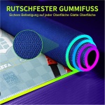 GIM Alfombrilla de ratón RGB para juegos con carga inalámbrica de 15 W, con diseño de club de yates - (BAYC) NFT Edition LED con 10 modos de luz, alfombrilla de ratón extragrande de 800 x 300 x 4 mm, - Imagen 5