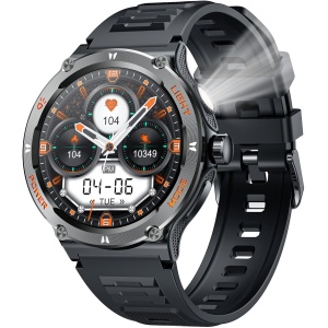 Reloj Inteligente Hombre Smartwatch con Llamadas: 1.53" Digital Smart Watch con Whatsapp Bluetooth Impermeable 3ATM Monitor de Sueño 100+ Modos Deportivos Pulsera Actividad para Android iOS iPhone