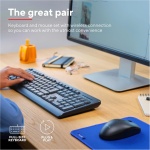 Trust Primo - Juego de Teclado y ratón inalámbrico, diseño alemán QWERTZ, Teclas Planas, a Prueba de Salpicaduras, ratón inalámbrico ambidiestro, Receptor USB, Teclado inalámbrico para PC, Ordenador, - Imagen 2