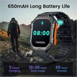 Reloj Inteligente Hombre Smartwatch Llamadas: 2.2" Smart Watch con Presion Arterial Pulsometro Podometro Brujula Altimetro 107 Modos Deportivos Impermeable Reloj Digital Hombre para iPhone Android - Imagen 5
