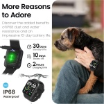 TOZO S4 AcuFit One - Reloj Inteligente Hombre Mujer, 1,78" Smartwatch con Llamadas Bluetooth, Fitness Tracker, Pulsómetro, Monitor de Sueño, IP68 Impermeable - Imagen 7