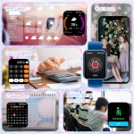 PTHTECHUS Smartwatch, Reloj Inteligente Niño Niña - IP68 Impermeable Smartwatch Fitness 1,83" Pantalla Táctil Reloj Deportivo, con 37 Modos Deporte, Sueño, Podómetro, Reloj Deportivo para iOS Android - Imagen 5