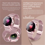 GIFTFIT Reloj Inteligente Mujer, Smartwatch Deportivo a Prueba de Agua IP68, 1.1inch Táctil Completa con Caloría, SpO2, Menstrual Registro, Podómetro Pulsera Actividad Inteligente con iOS Android - Imagen 4