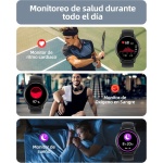 Parsonver Reloj Inteligente Mujer Hombre con Llamada, Smartwatch con 100+ Modos Deportivos, Monitor de Ritmo Cardíaco y Sueño, Impermeable IP68 Pulsera Actividad para iOS Android, Negro, SPROD1 - Imagen 4