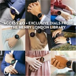 Henry London Reloj Digital para Hombres de Cuarzo con Correa en Cuero HLS65-0005 - Imagen 5