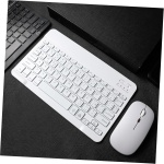 Uonlytech 1 Juego De Teclado Y Ratón Inalámbricos Ratón Inalámbrico Teclados Inalámbricos Teclado Inalámbrico para Tableta Teclado Portátil Ratón Y Teclado Batería De Teclado Blanca - Imagen 9